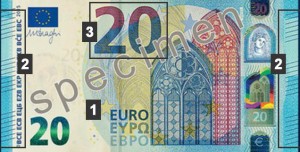 Reconnaitre un faux billet de 20€ contrefait
